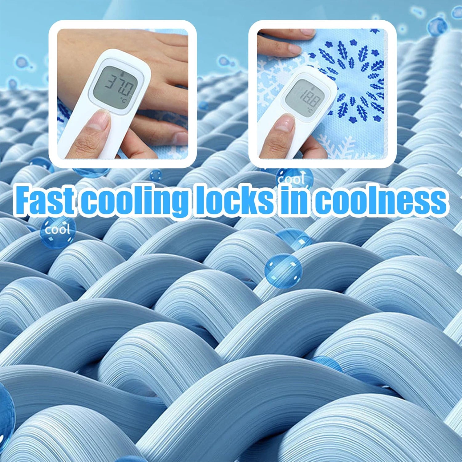 Instant Cool Gel Pet Mat for Dogs & Cats, Durable Comfort
